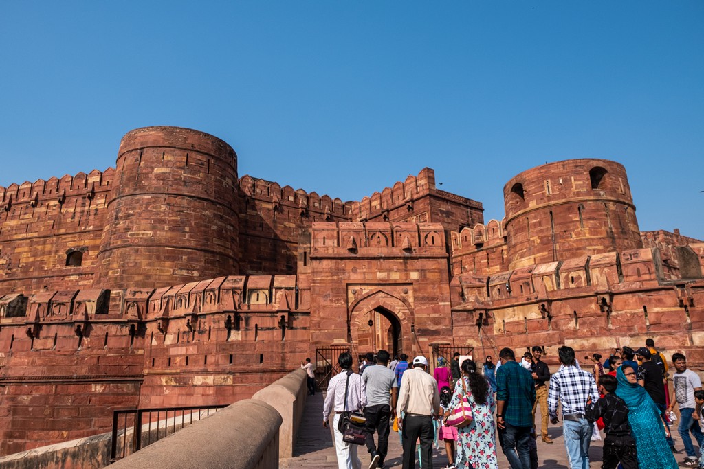 Guida alla visita dell’Agra Fort ingresso al forte rosso