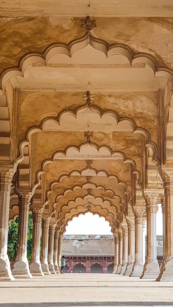 Guida alla visita dell’Agra Fort archi trilobati