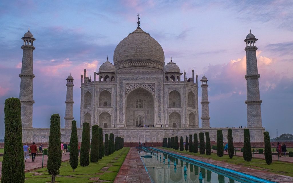 fotografare il taj mahal