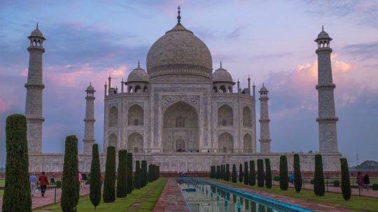 fotografare il taj mahal