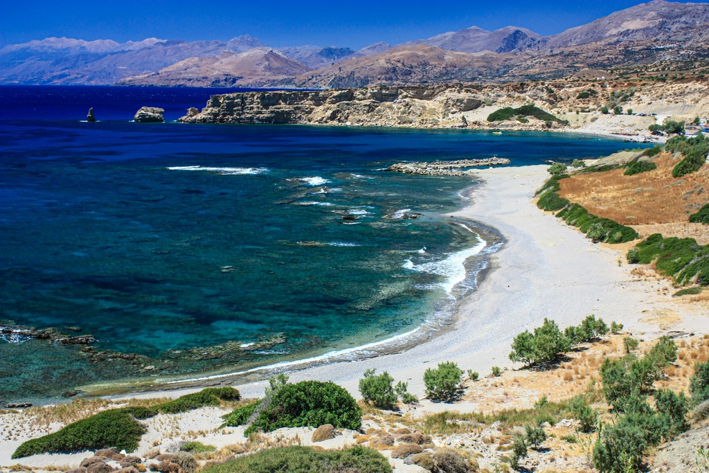 litorale visto dall'alto Le migliori spiagge di Creta