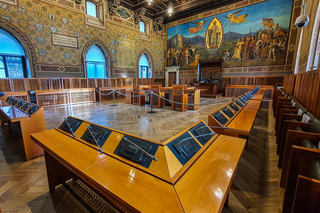 interno del parlamento