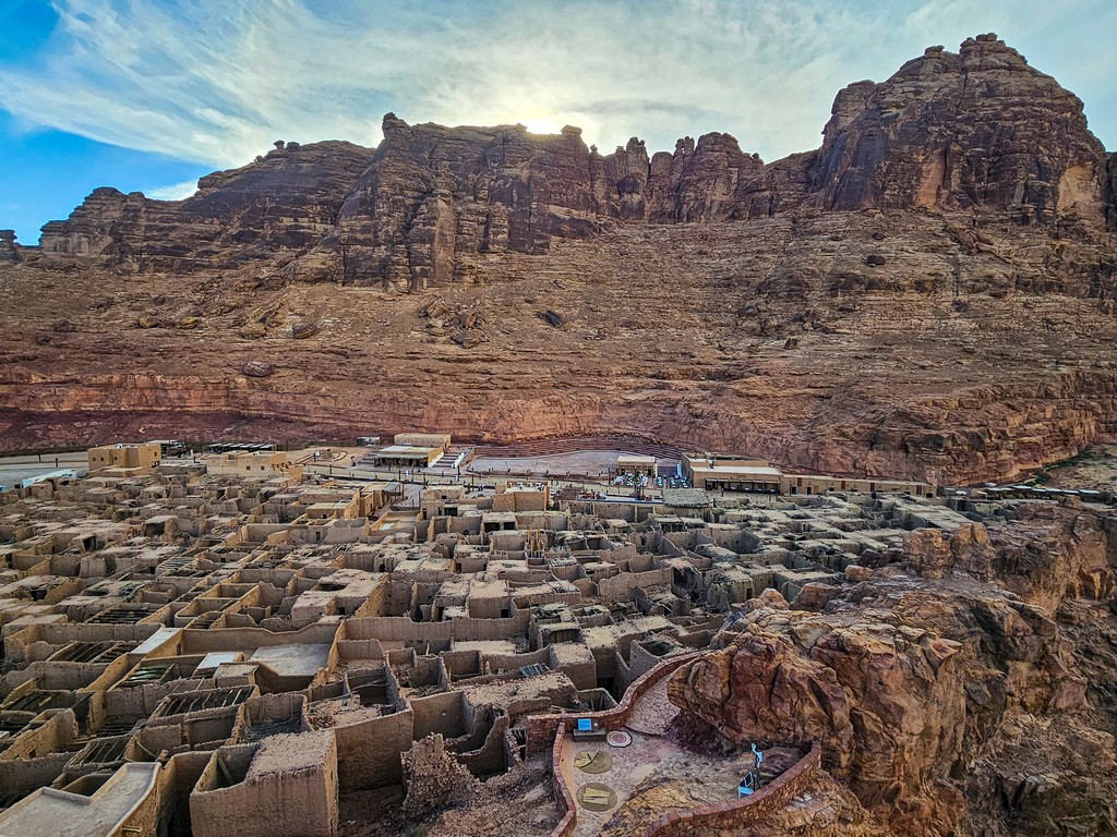 Cosa vedere ad AlUla vista dall'alto della città vecchia